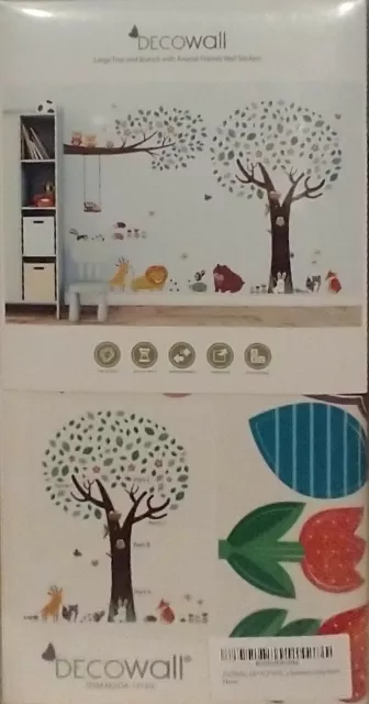 Decowall For Kids Large Tree & Animals Cherry Creek