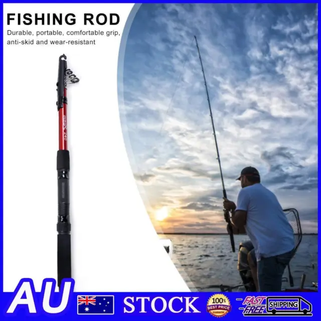 TELESCOPIC FISHING ROD Reel Set Fishing Pole Feeder Rod Combo Fishing  $41.36 - PicClick AU