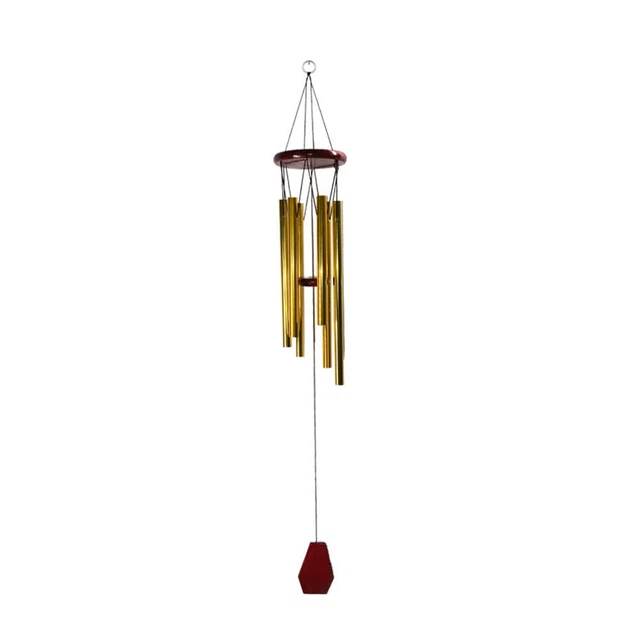 Hanging Decoration Wind Bells Decorative Hanging Ornaments Bellbottom Metal Tube
