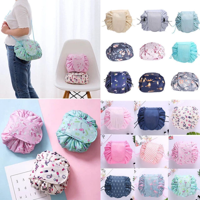 Portable Makeup Drawstring Bag Storage Travel Pouch Magic Cosmetic Make-up Bags