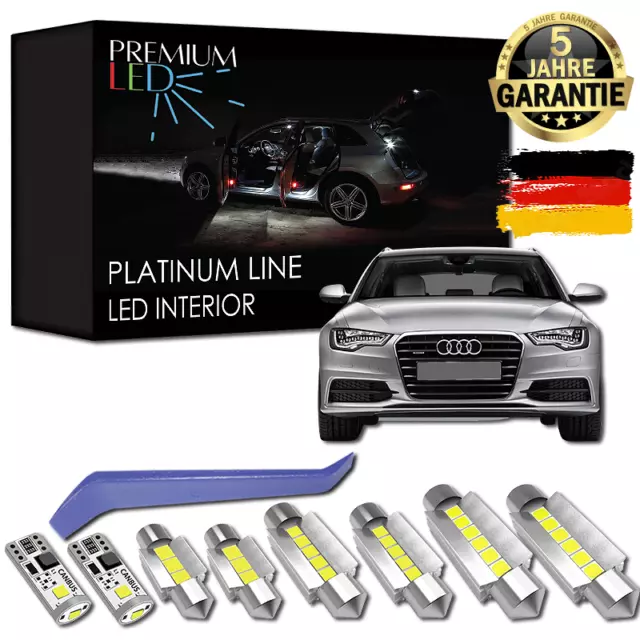 2x Premium LED Kennzeichenbeleuchtung Für Audi A6 4F Limousine und Avant  Neu