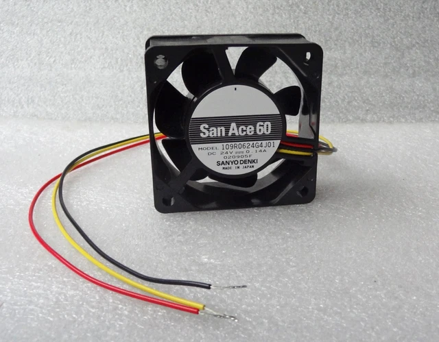 9WPA0612P4G001 | Ventola Assiale In C.c. Sanyo Denki San Ace 60W, 53.7cfm, 12 V C.c., 60 X 60 X 25mm | RS - Foto 8