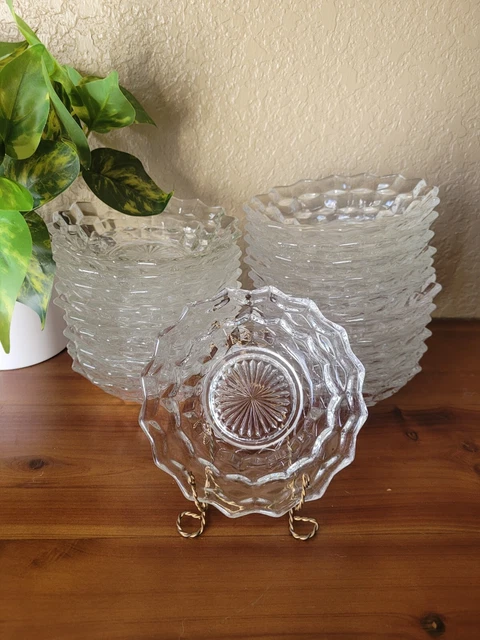 Fostoria American Clear Glass, Set of 20 Small Dessert or Berry Bowls, 5"