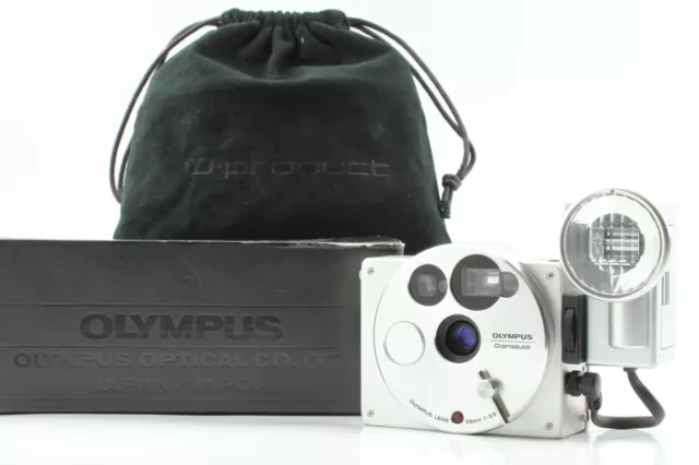 [NEAR MINT / Box] Olympus O-Product 35mm Compact Film Camera / Flash From JAPAN