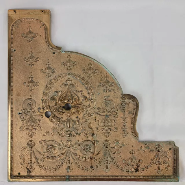 Antique National Cash Register Left Side Panel NCR Model 356-G c1911 Brass C83