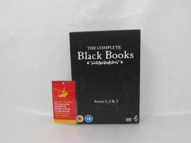THE COMPLETE BLACK Books Box Set Series 1 - 3 DVD's Z7 $12.09