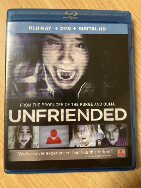 Unfriended (Blu-ray/DVD, 2015, 2-Disc Set)