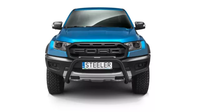 Frontbügel Schwarz EC für Ford Ranger Raptor 2019- RAPTOR-R1970-06-B