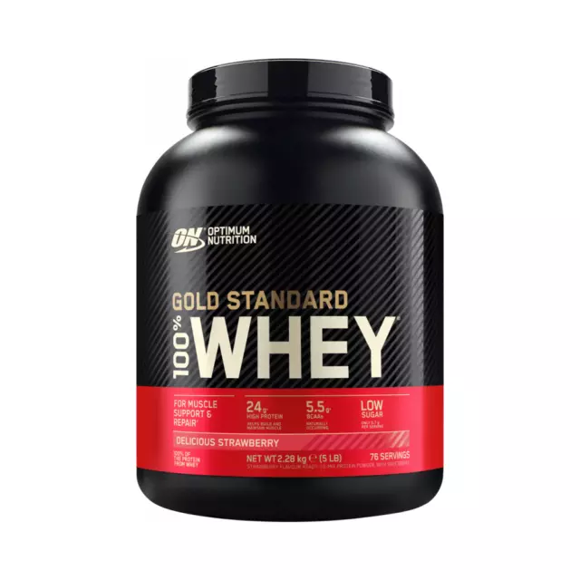 Optimum Nutrition 100% Whey Gold Standard - Mezcla de proteínas de suero