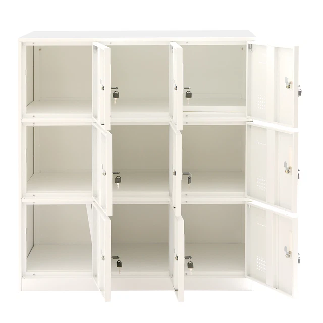 9DOOR VERTICAL METAL File Large Garage Storage with