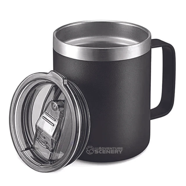 14oz Coffee Mug Travel Tumbler Stainless Steel Double Wall Vacuum Insulated Cup