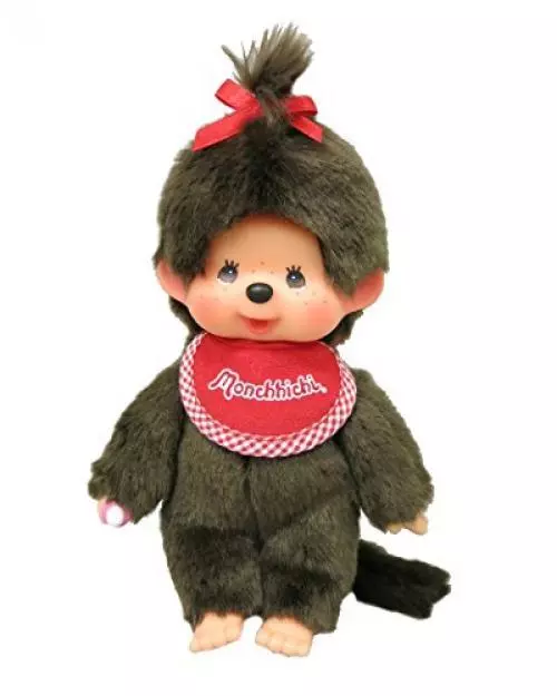 Sekiguchi Monchhichi Premium Standard Plush Toy S Brown Girl from Japan*