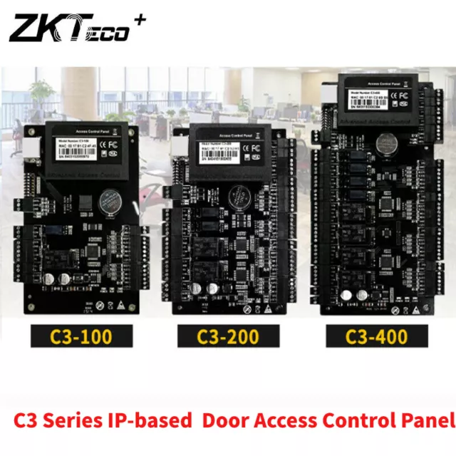 ZKTeco WAN/LAN TCP/IP C3-100 C3-200 C3-400 IC RFID Card Reader Access Control