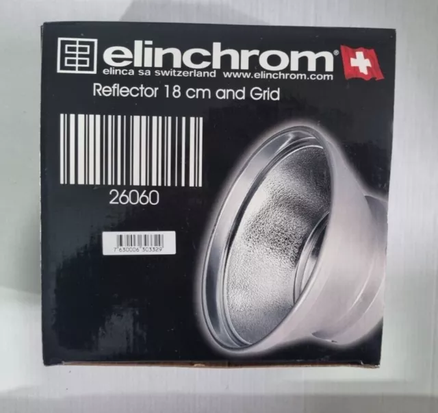 Elinchrom reflector 18 cm and grid