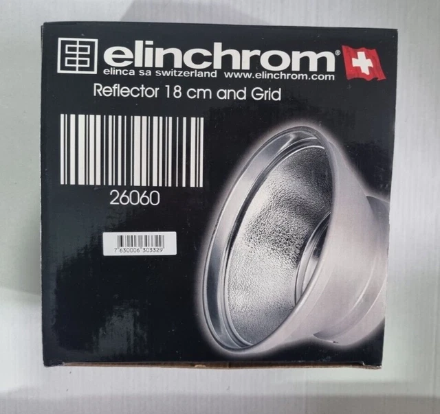 Reflector Elinchrom 18 cm y rejilla