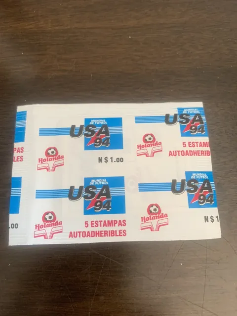 Panini World Cup 1994 USA 94 RARE Mexico Ed Unopened Sticker Packets