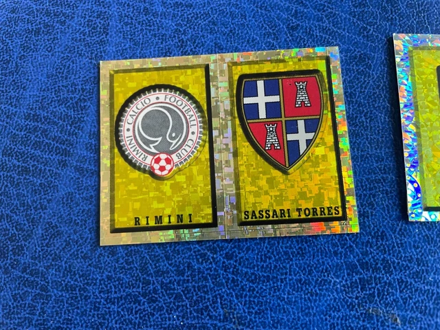 PANINI CALCIATORI 1997/98 Scudetto Rimini Sassari Torres 666 Velina
