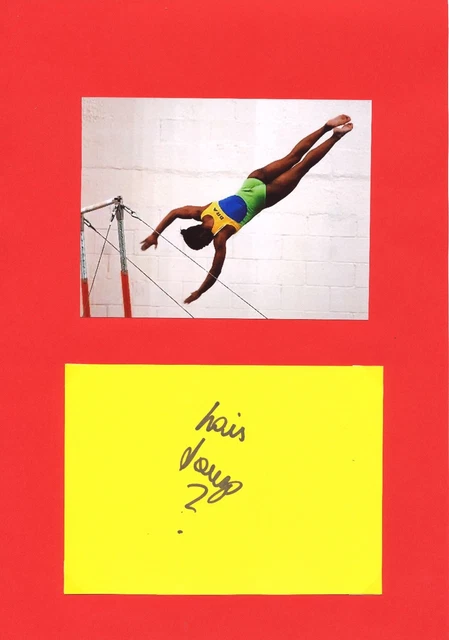 Lais Souza  Brasilien  Turnen  Karte original signiert WL 340474