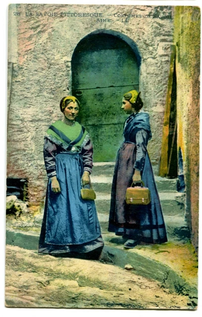 CPA 73 Savoie Folklore Costumes de Savoie Aime
