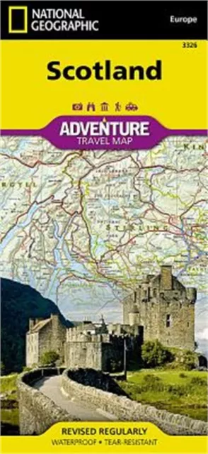 Scotland Adventure Travel Map (Sheet Map, Folded)