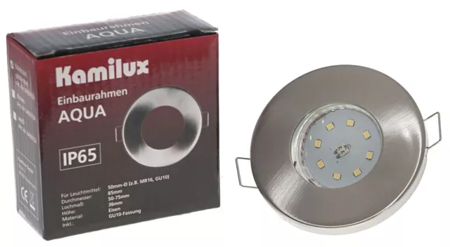 Kamilux® LED Einbau-Strahler Spot IP65 Bad ultra-flach Einbau-Leuchte Lampe