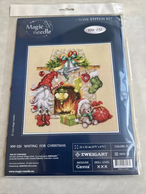 Magic Needle Cross stitch kit “Waiting For Christmas” 100-251