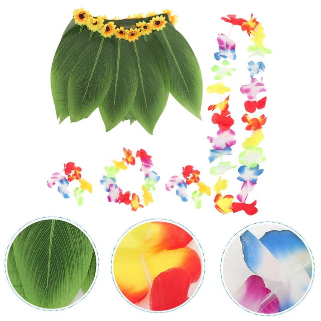 Floral Necklace Leis Hawaiian Clothing Hawaiian Necklace Props 6
