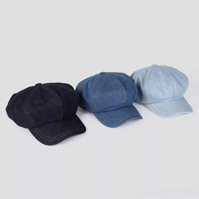 Femmes Hommes Casquette Chapeau Béret Jeans Journaux Chauffeur de Taxi Classique