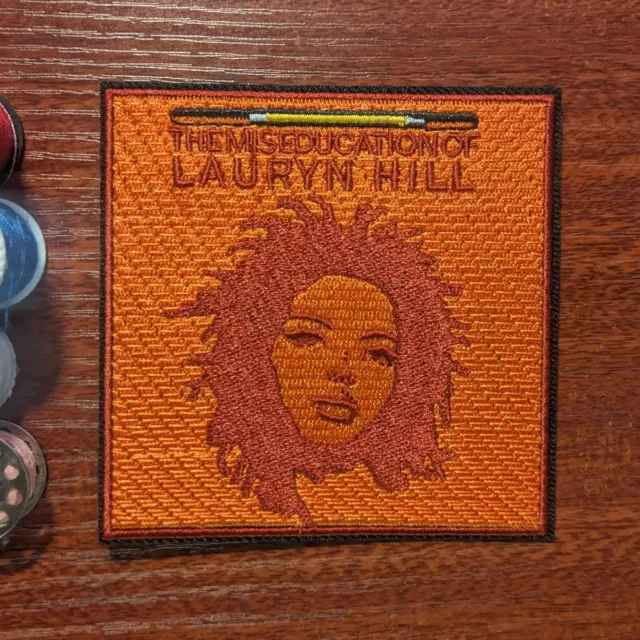 Ms Lauryn Hill Patch The Miseducation Fugees Hip Hop Rap Embroidered Iron 3.5x35