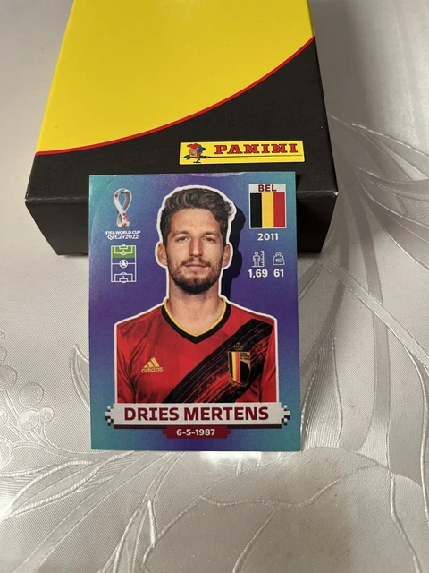 Panini FIFA Fussball-Weltmeisterschaft Katar 2022 Albumaufkleber - BEL20 Dries Mertens