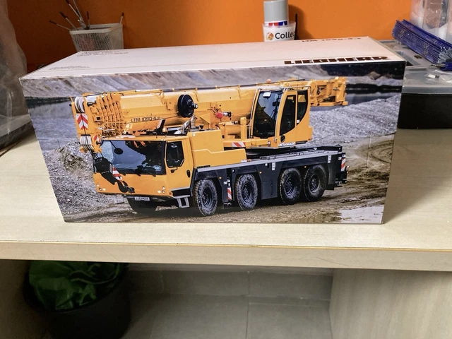 WSI 1/50 Grue LIEBHERR LTM 1500-8.1 – Fricke-Schmidbauer – Jaune Métal/plastique