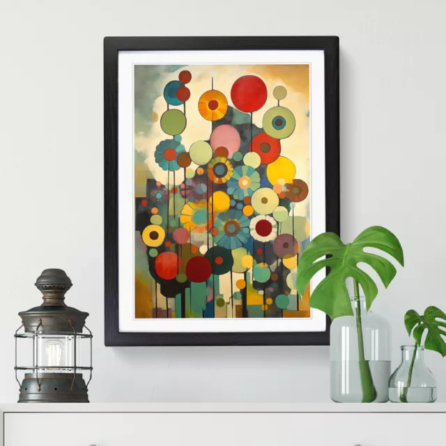 Bauhaus Flowers Vol.1 Wall Art Print Framed Canvas Picture Poster Decor 3