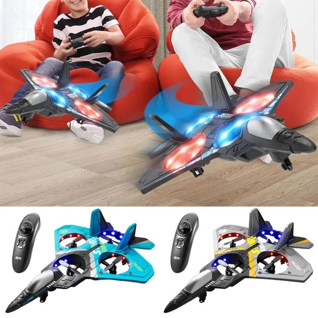 V17 JET FIGHTER Stunt Airplane Remote Control Plane Spin Toy Gift For