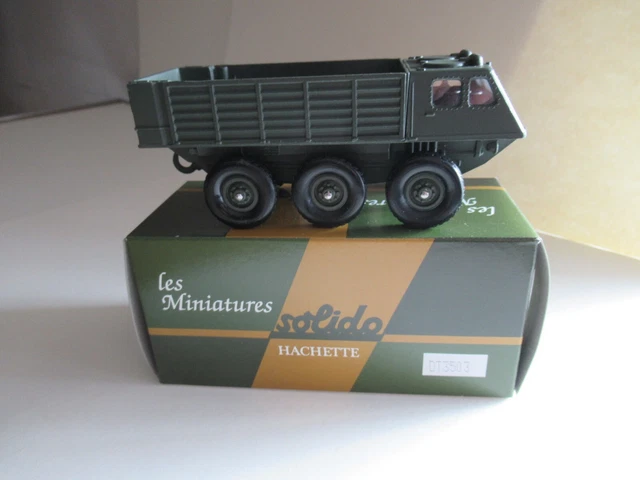 SOLIDO MILITAIRE - PANHARD AML 90 REF 6025- DEUX FIGURINES - EMBALLAGE SOLIDO MILITAIRE - PANHARD AML 90 REF 6025- DEUX FIGURINES - EMBALLAGE