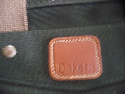 Dakota  dark green duffel tote bag