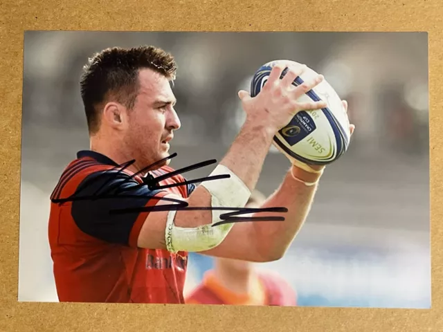 Niall Scannel / Munster Rugby Signed 6x4 Photo