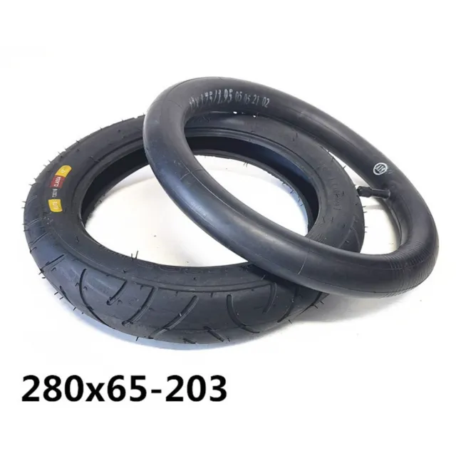 Cochecito negro duradero manguera interior cochecito neumáticos y de goma