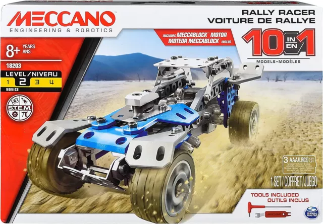 Meccano 10 in 1 Rally Racer Motorised Truck - 18203