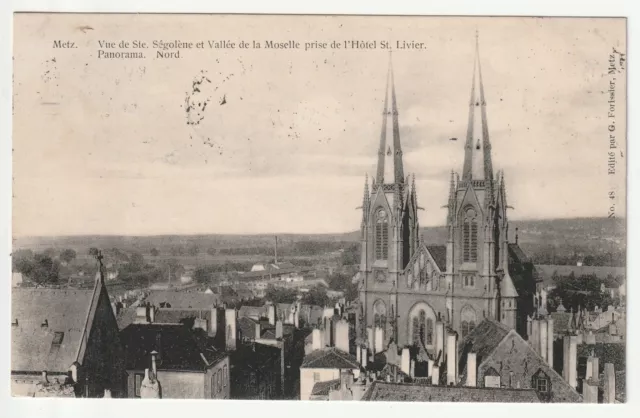 METZ - Moselle - CPA 57 - Vue de Ste Segolene