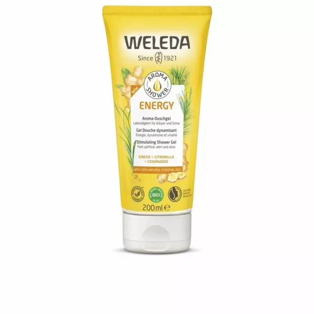 Gel de douche Weleda Aroma Shower Energy Gingembre Énergisant [200 ml]