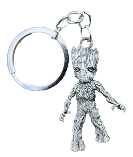 Grey Teenage Baby Marvel I Am Groot Guardians of the Galaxy Enamel Keyring