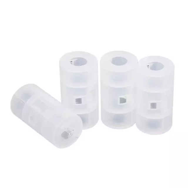 4Pcs AA Battery To Size C Battery Holder Conversion Adapter Switcher Plastic Box