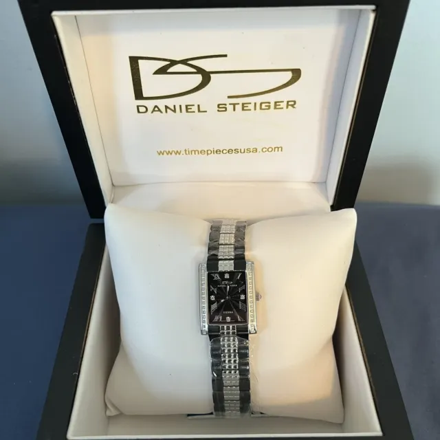 Daniel Steiger 31mm Sienna Midnight Swiss Watch w/ 34 Diamond DS1943 w/ Box