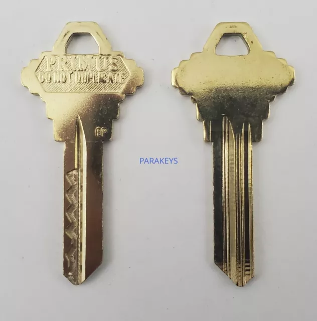 2PCS Schlage Primus EP Keyway Key Blanks 0-Bit cuts