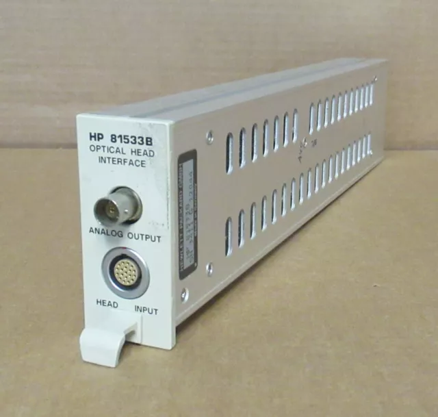 HP Agilent 81533B Optical Head Interface Plug In Module For HP 8153A 3