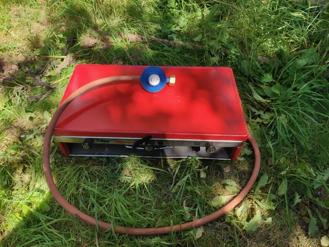 VINTAGE TILLEY TALISMAN Mk6 Camping Gas Stove Double Burner +
