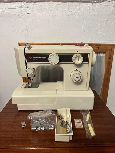 Frister & Rossmann Star 114 Sewing Machine-Free Arm-Stretch+Zigzag. Read Descri