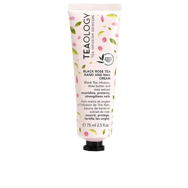 Cosmética Corporal Teaology mujer BLACK ROSE TEA hand and nail cream 75 ml