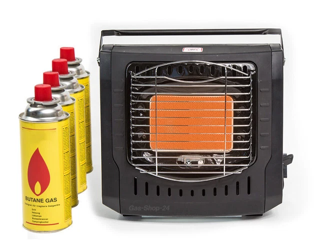 2 KW Infrarot Notfall-Heizung - Gasheizung Heizstrahler Heizer Gas 2000 W