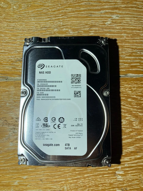 Seagate NAS HDD ST4000VN000 4To